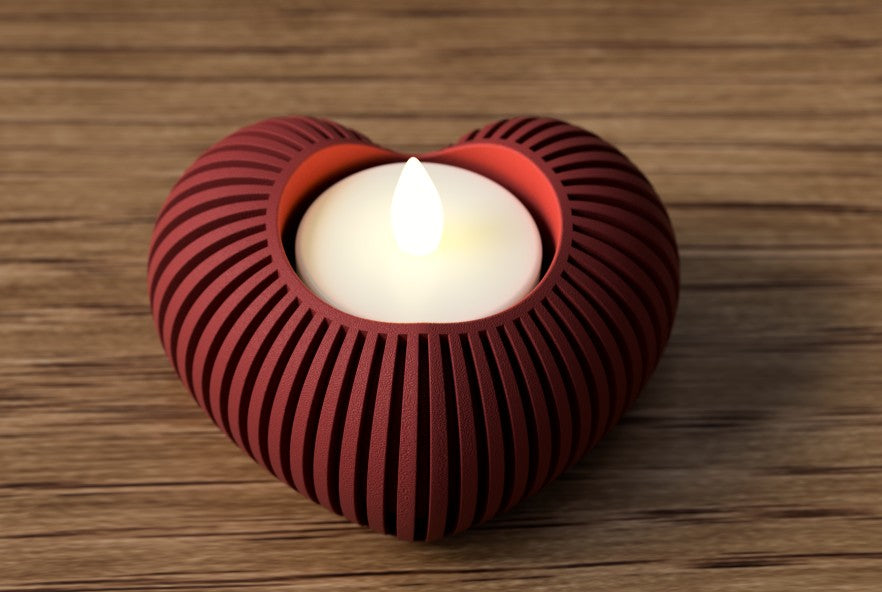 Valentines - Heart Shaped Tea Light