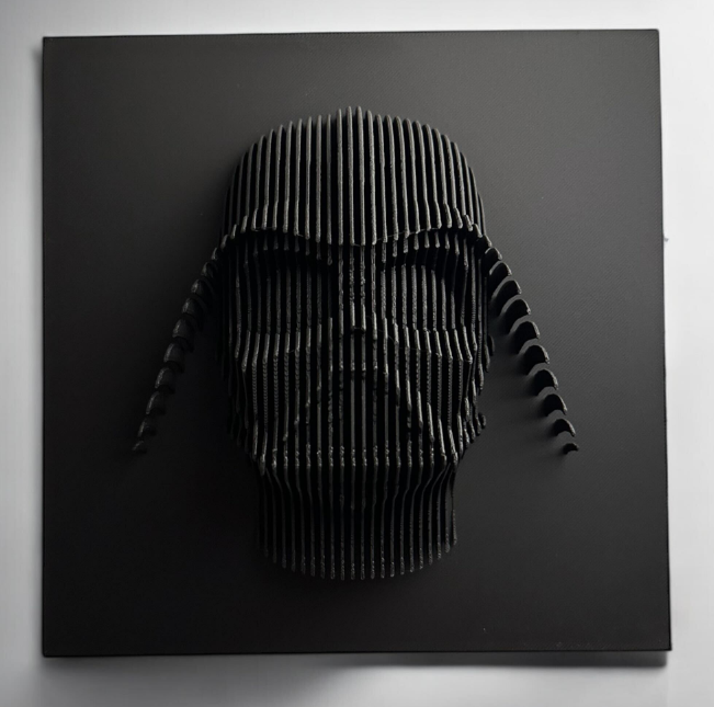 Sektionale 3D-Grafik - Darth Vader