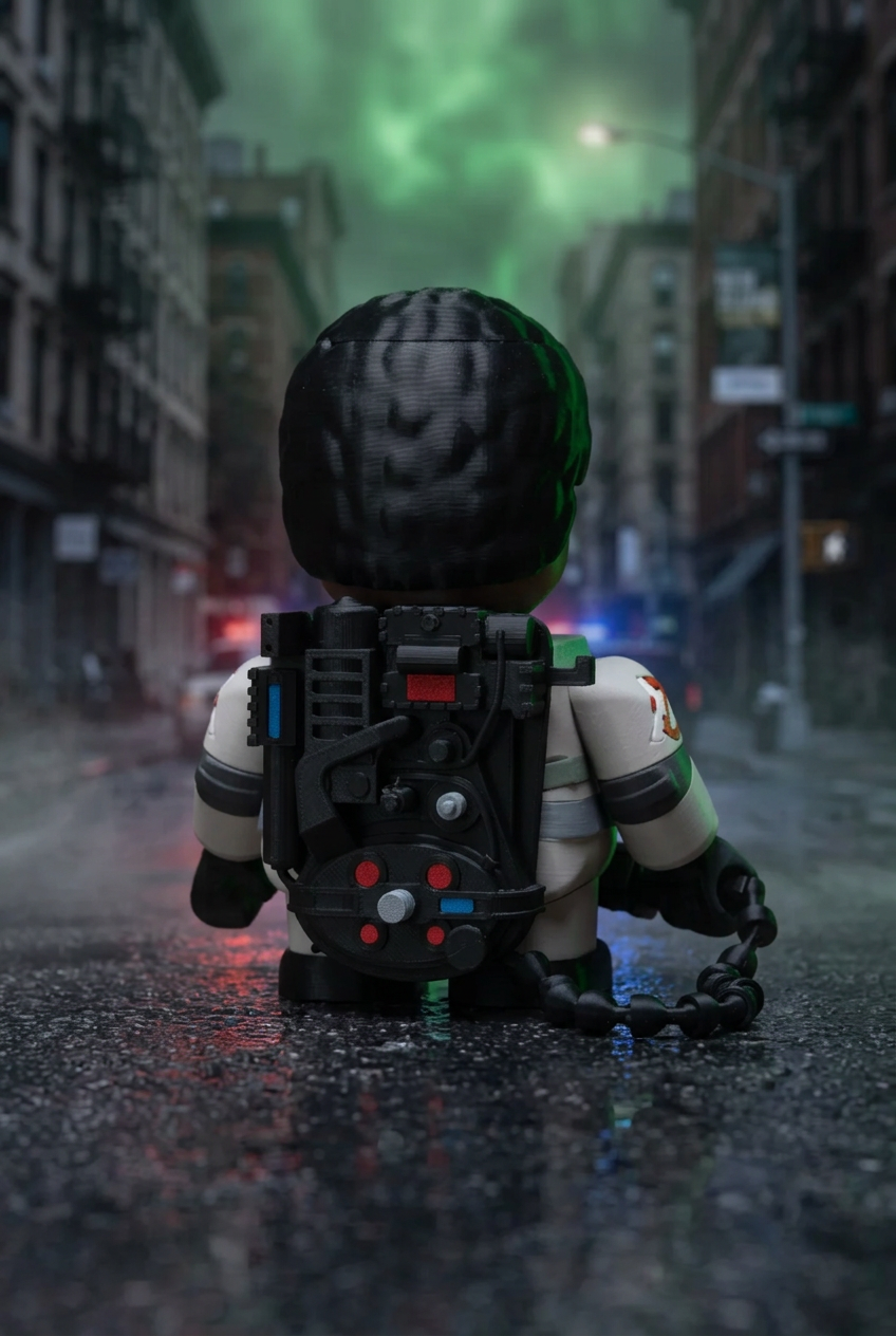 Winston rear Ghostbusters backdrop preview
